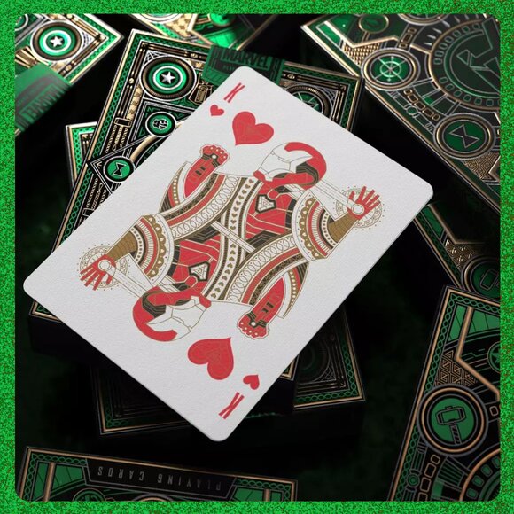 Theory 11 x Avengers Green Edition Playing Cards NIB/NWT - Picture 3 of 6